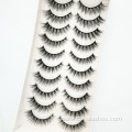 10 pairs fake eyelashes